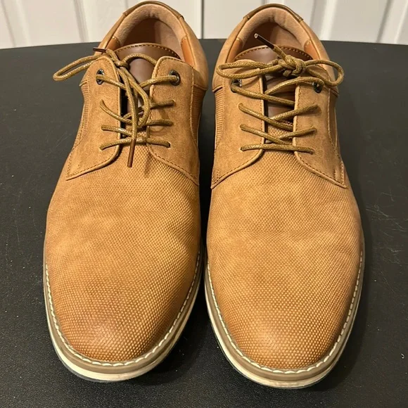 MOFRI | Shoes | Mofri Mens Casual Dress Shoesoxford Dress Shoeswingtip Size  Us1 Brown Suede | Poshmark